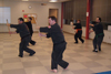 Gonzales students working on Arnis drills